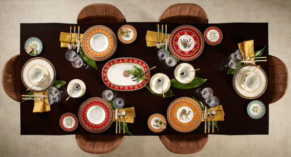 Samarkand Collection Villeroy and Boch Mesa Real Vaisselle Haut de Gamme Art de la Table